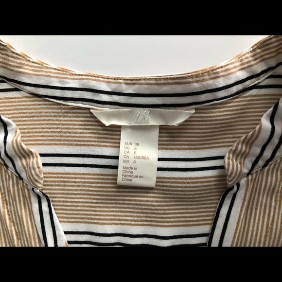 Striped H&M shirt dress - Picture 4 of 4